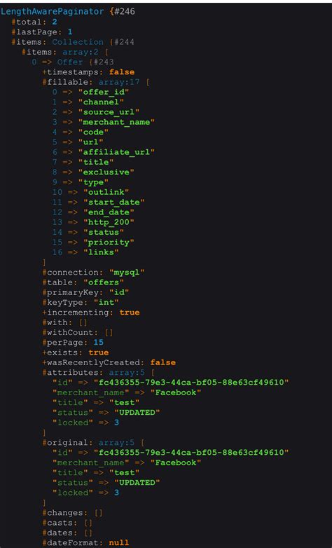 Eloquent: Convert query result to PHP array .